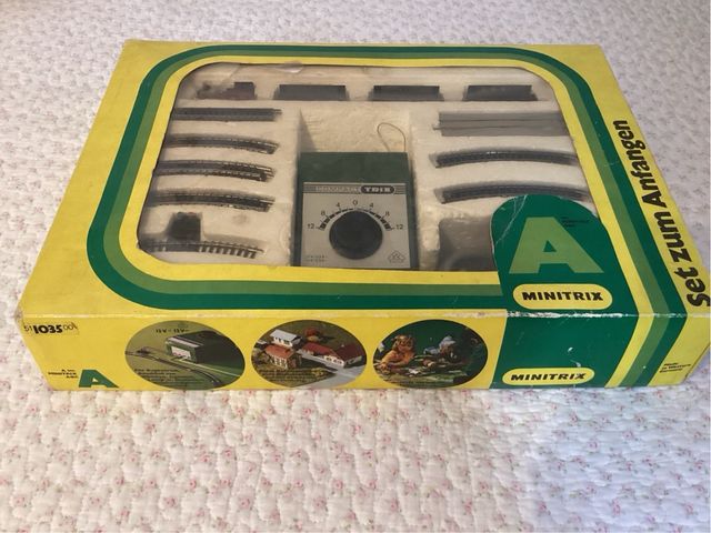 Minitrix ha impostato un treno elettrico completo