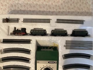 Minitrix ha impostato un treno elettrico completo