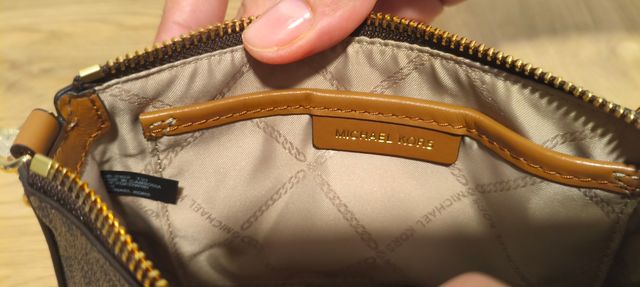 Bolso Michael Kors Marrón con Cadena Dorada