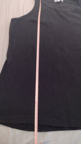 Top de tirantes negro punto elástico