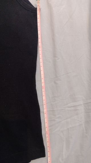 Top de tirantes negro punto elástico