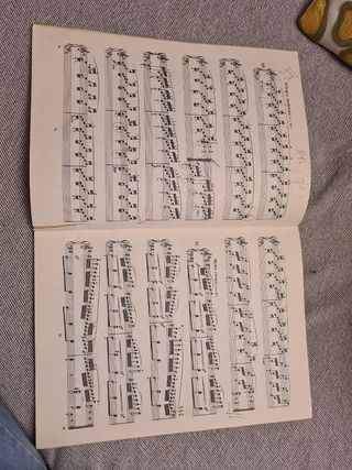 Libro Piano Czerny Estudios de Mecanismo Op. 849