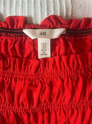 Blusa Roja H&M Talla S