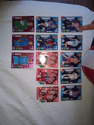 Cromos Adrenalyn Diamante, Air Force y Guante Oro