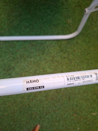 Silla de Playa Ikea Azul y Blanca