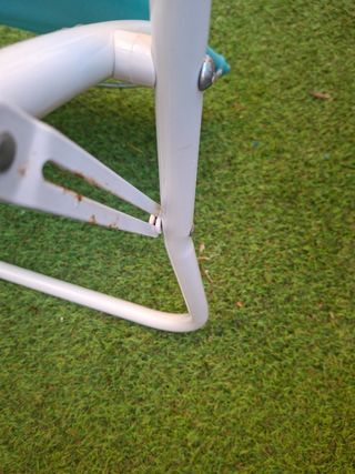 Silla de Playa Ikea Azul y Blanca