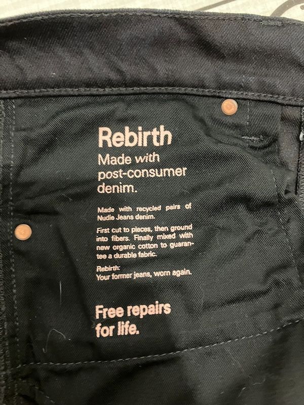 Vaqueros Nudie Jeans Lean Dean Dry Rebirth Embo Ne