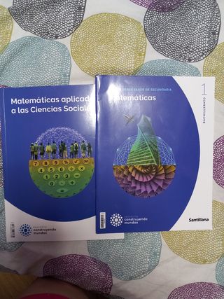 Libros Matemáticas Santillana Bachillerato