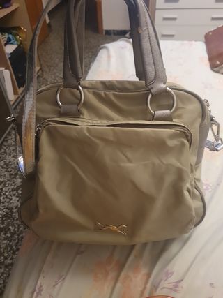 Bolso Bimba y Lola Beige y plateado