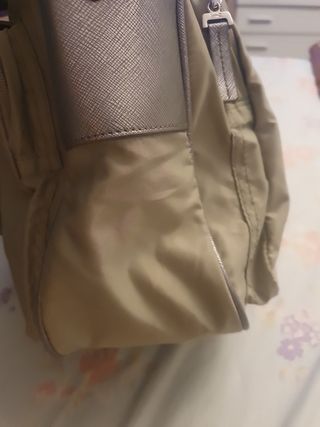 Bolso Bimba y Lola Beige y plateado