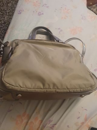 Bolso Bimba y Lola Beige y plateado
