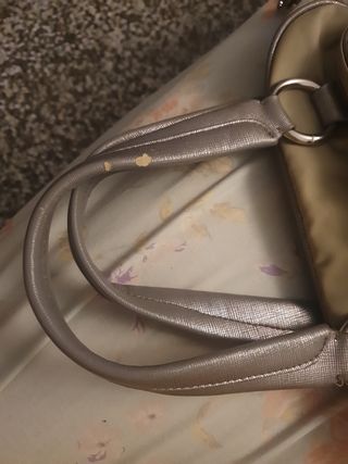 Bolso Bimba y Lola Beige y plateado