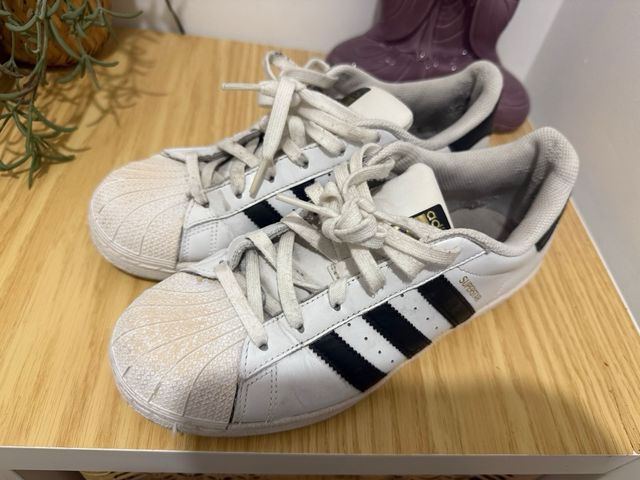 Zapatillas Adidas Superstar Blancas y Negras