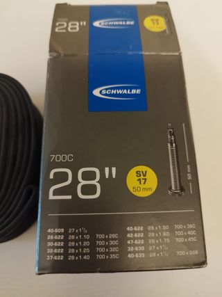 Schwalbe SV17 Cámara de Aire 28 700C