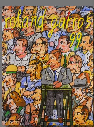 Cartel Roland Garros 1999 Antonio Seguí