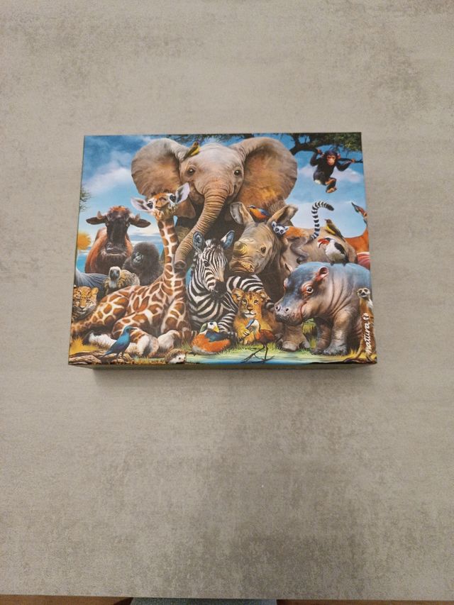 Puzzle 500 piezas. Wild animals.