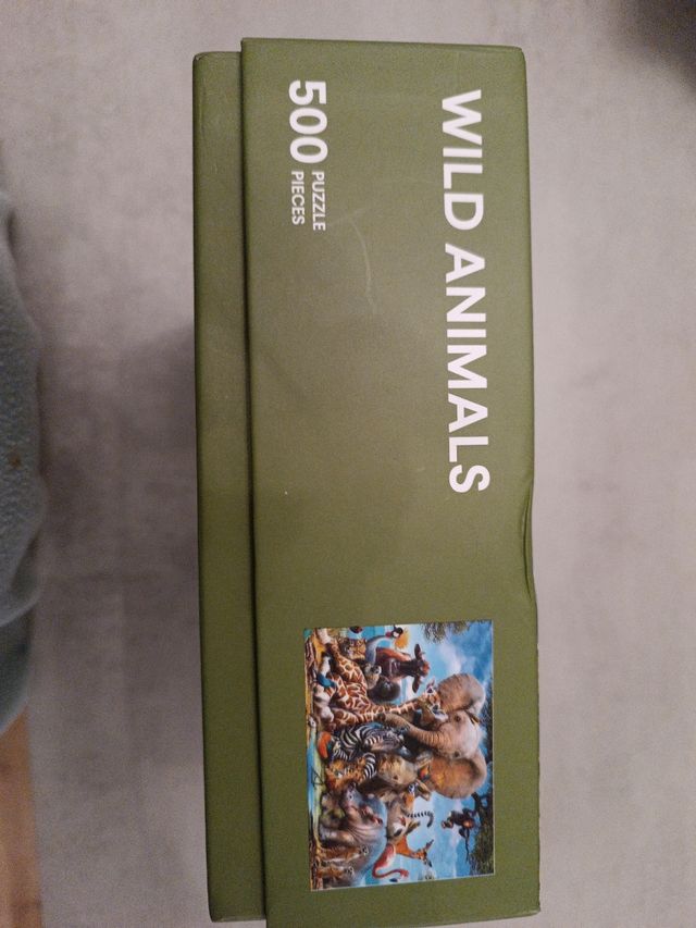 Puzzle 500 piezas. Wild animals.