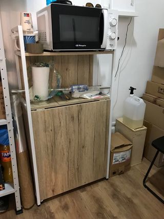 Mueble Estantería mesa plegable