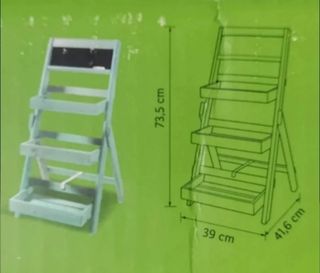 Estantería /Escalera Madera Verde