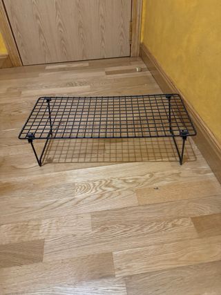 Zapatero Metálico Negro Ikea