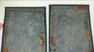 2 Alfombras Pie de Cama Diseño Abstracto