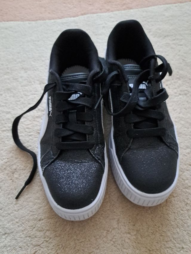 Deportivas Puma Talla 36 Negro Brillante.