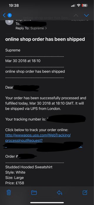 Supreme Studded Hooded Sweater