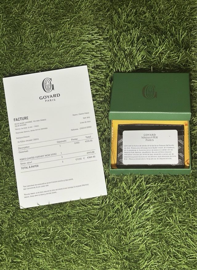 Tarjetero Goyard negro