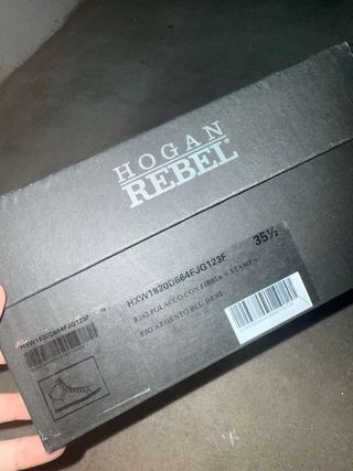 Scarpe blu scuro  e argento marca Hogan misura 35