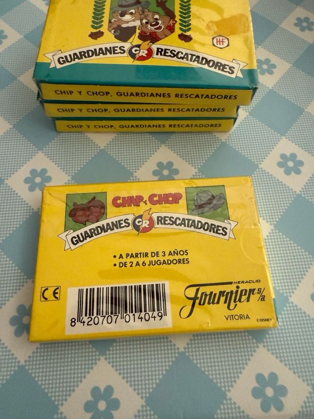 Baraja Cartas Chip y Chop Guardianes Rescatadores