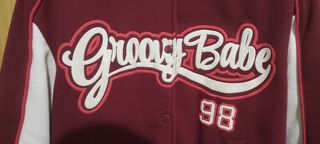 Cazadora Bomber Bershka Roja