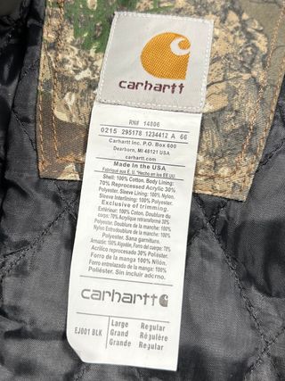 Chaqueta Bomber Carhartt Camuflaje