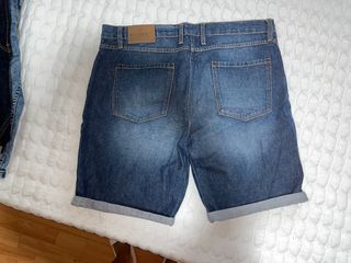 Vaqueros cortos hombre denim