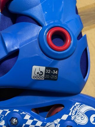 Patines en Línea Oxelo Play 3 Niños Azul N 32/34
