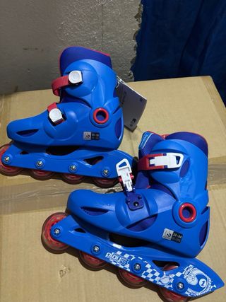 Patines en Línea Oxelo Play 3 Niños Azul N 32/34