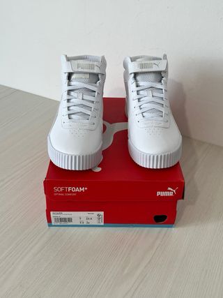 Scarpe Puma donna bianche/grigio tg 40.5