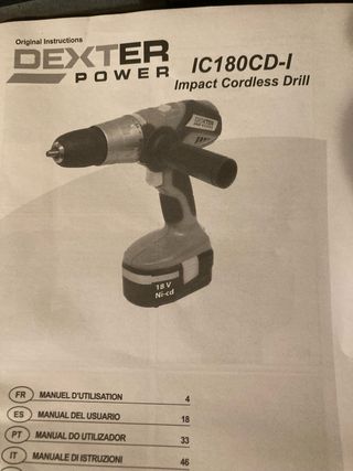 Taladro Inalámbrico Dexter 18V