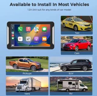 Pantalla 7 Car Play Android Auto MirrorLink