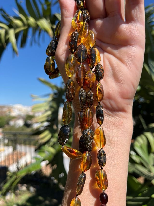 Collar 104 cm de ámbar natural