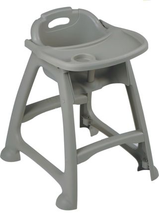 Trona de bebé gris plástico