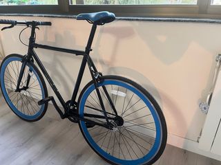Bicicleta Fixie azul