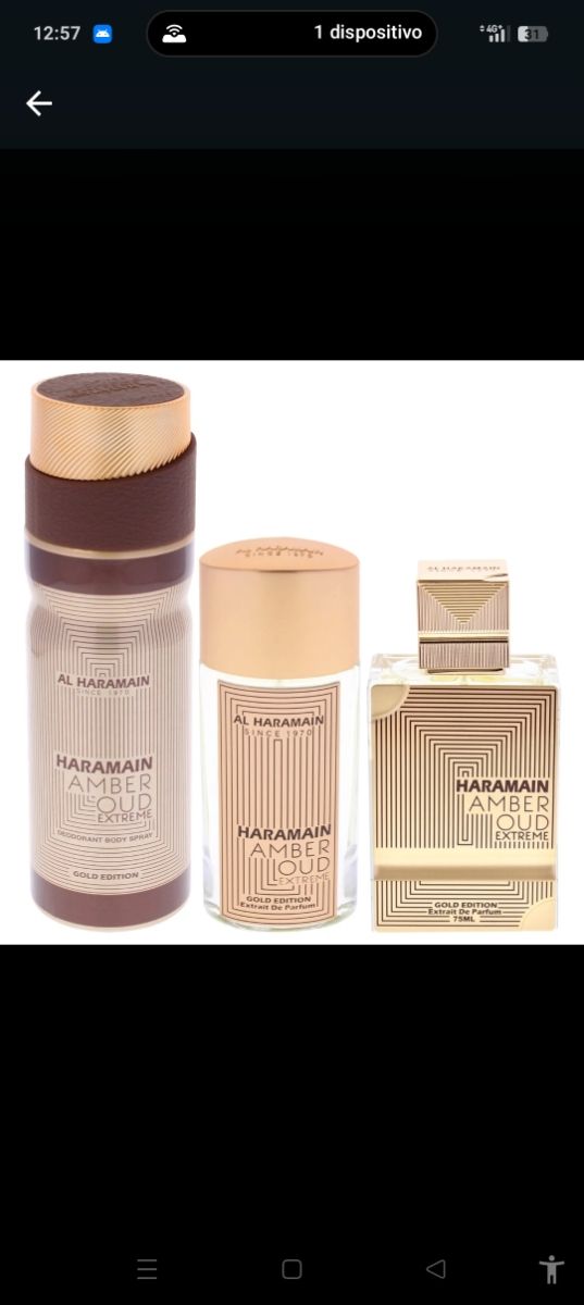 Al Haramain Amber Oud Gold Edition Set