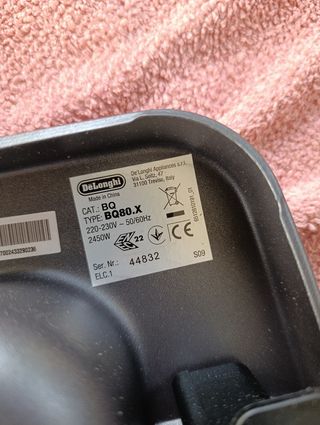 Griglia De Longhi BQ80X Grigio