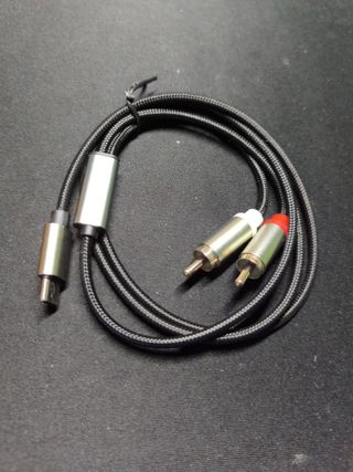 Cable USB C a 2 RCA Audio