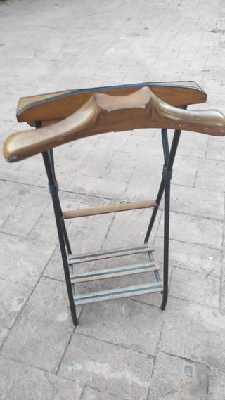 Galán de noche Paris madera y metal