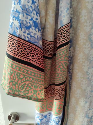 Kimono estampado multicolor talla única