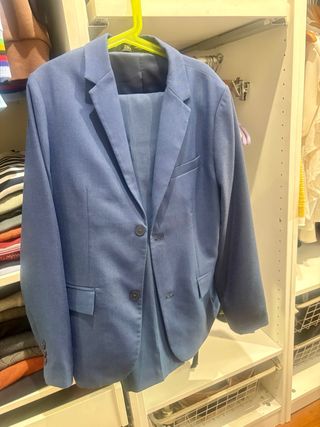 Traje de chaqueta azul Zara para niño