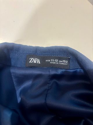 Traje de chaqueta azul Zara para niño