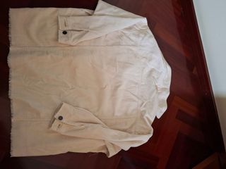 Sobrecamisa Zara Beige Corduroy