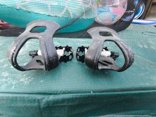 Pedales Bicicleta KTM con sujeción pie btwin